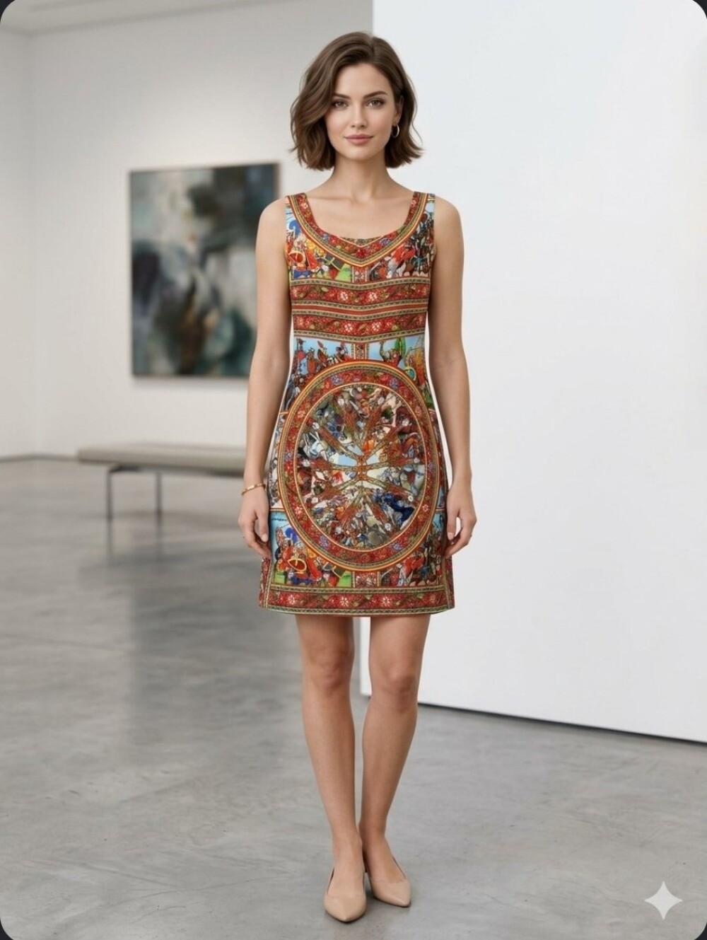 DOLCE & GABBANA Carretto Siciliano Collection Dress